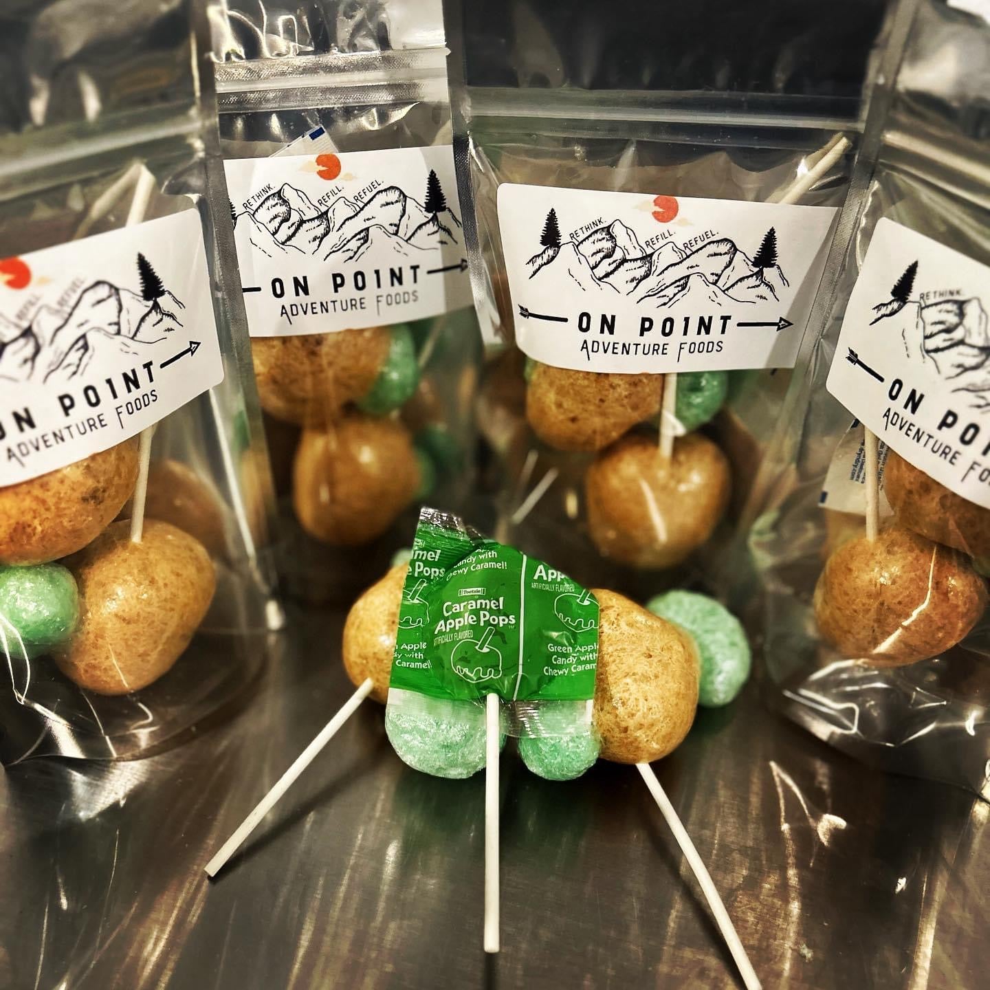 Freeze Dried Caramel Apple Pops